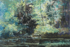 aan-de-vijverrand-KG-V-2019-houtskool-pastel-gouache-30-x-40-cm