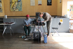 muzikale performance van Kim David Bots en Lycke de Jong